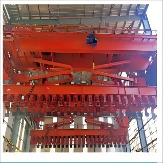 מנוף ערימת פחמן אנודה